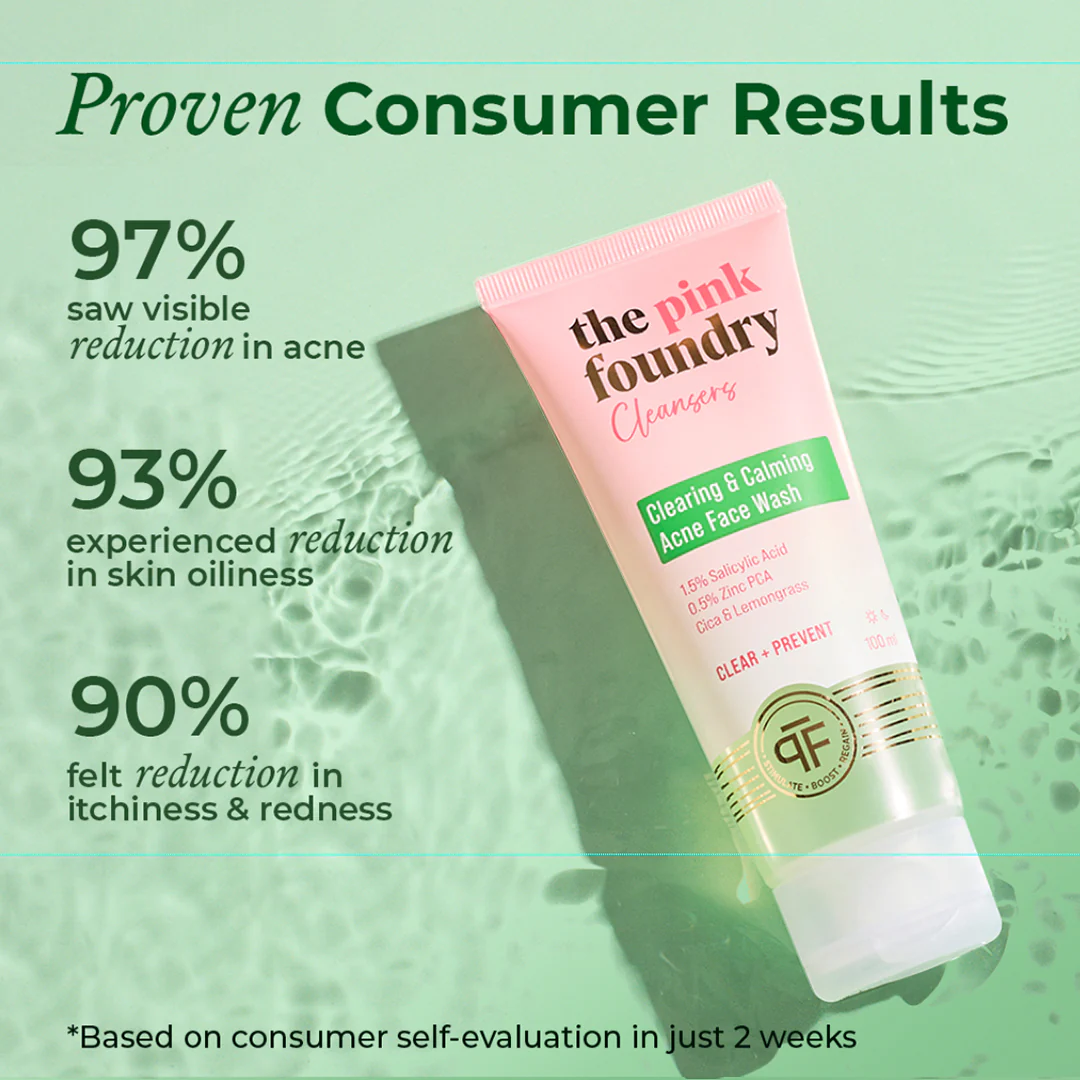 Clearing & Calming Acne Face Wash - Image 5