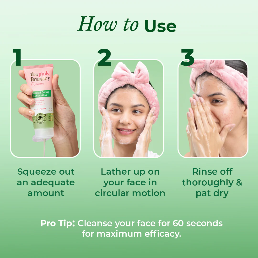Clearing & Calming Acne Face Wash - Image 6