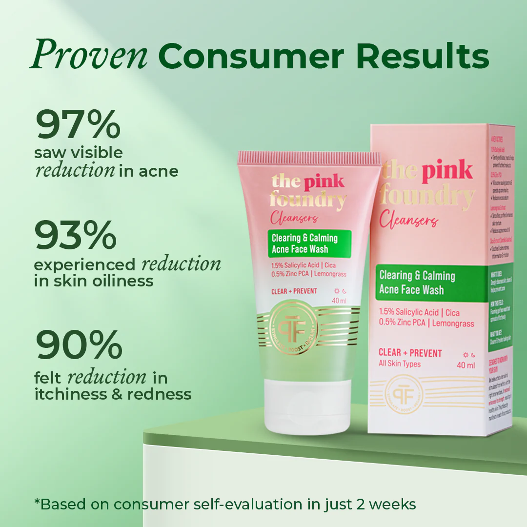 Mini Clearing & Calming Acne Face Wash - Image 4