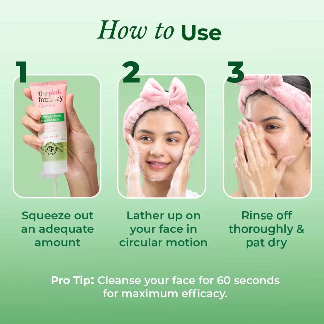 Mini Clearing & Calming Acne Face Wash - Image 7
