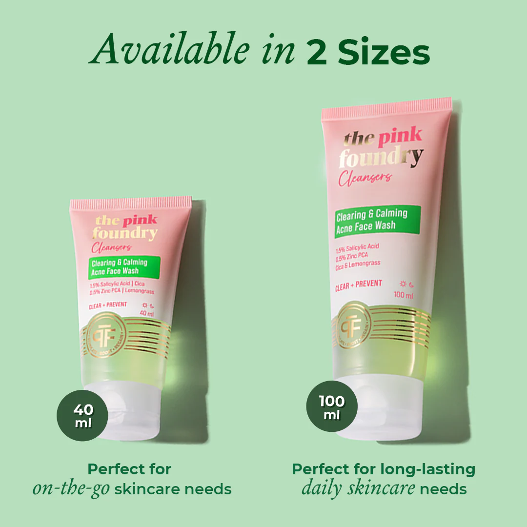 Mini Clearing & Calming Acne Face Wash - Image 8