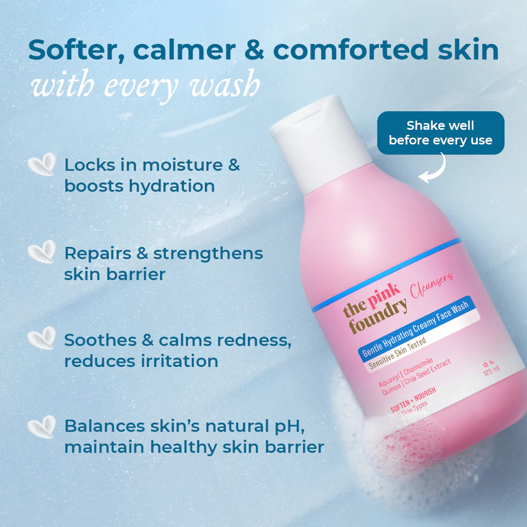 Gentle Hydrating Creamy Face Wash - Image 3