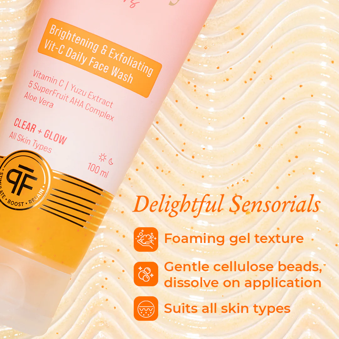 Brightening & Exfoliating Vitamin C Daily Face Wash - Image 4